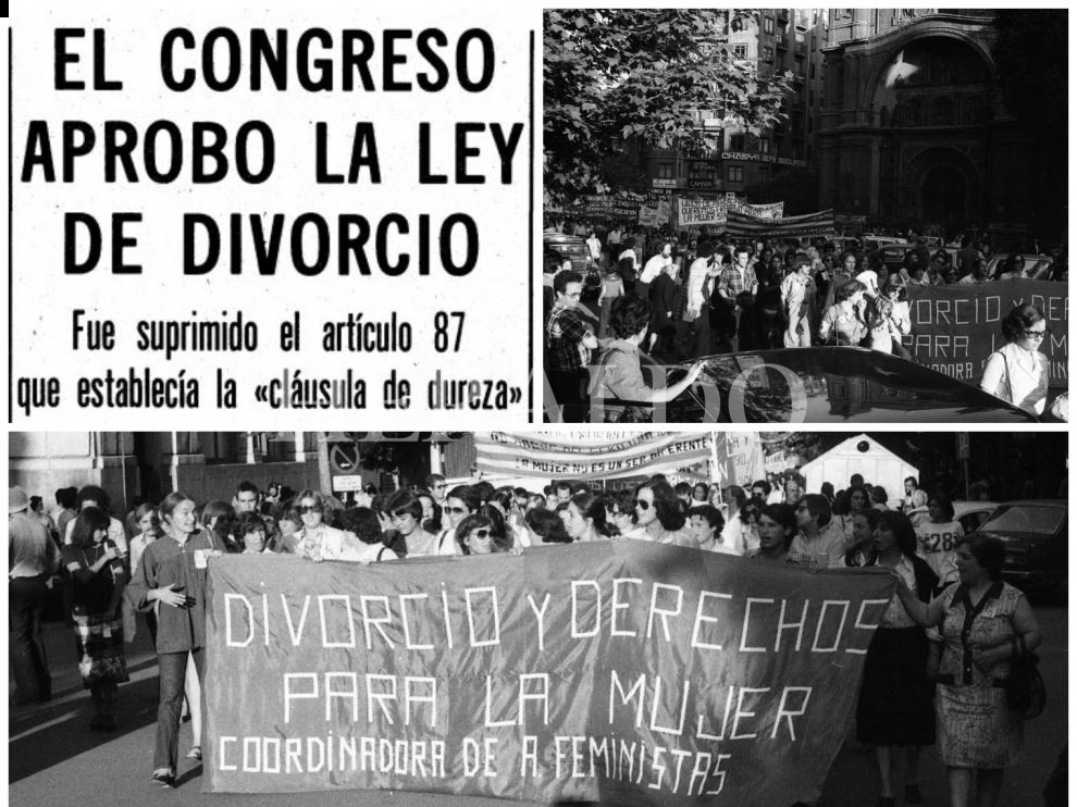 La ley de divorcio en España, otorga igualdad de derechos a hombres y mujeres..